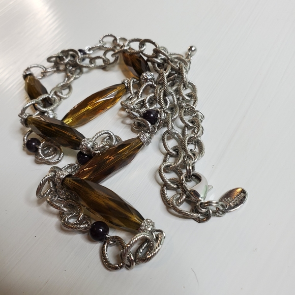 Lia Sophia Elongated Beaded Necklace - Picture 4 of 8